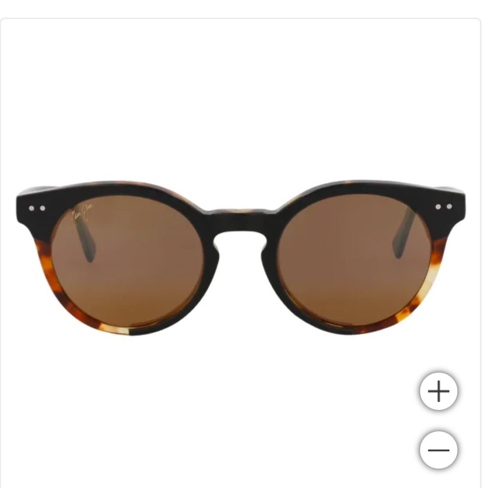NWT Maui Jim Upside Down Falls Polarized Sunglasses Brown and Tortoise